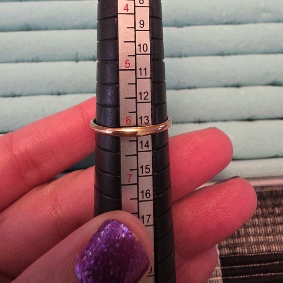 Late 19th Or Early 20th Century Antique Copper Solitaire Ring - Picture 16 of 16